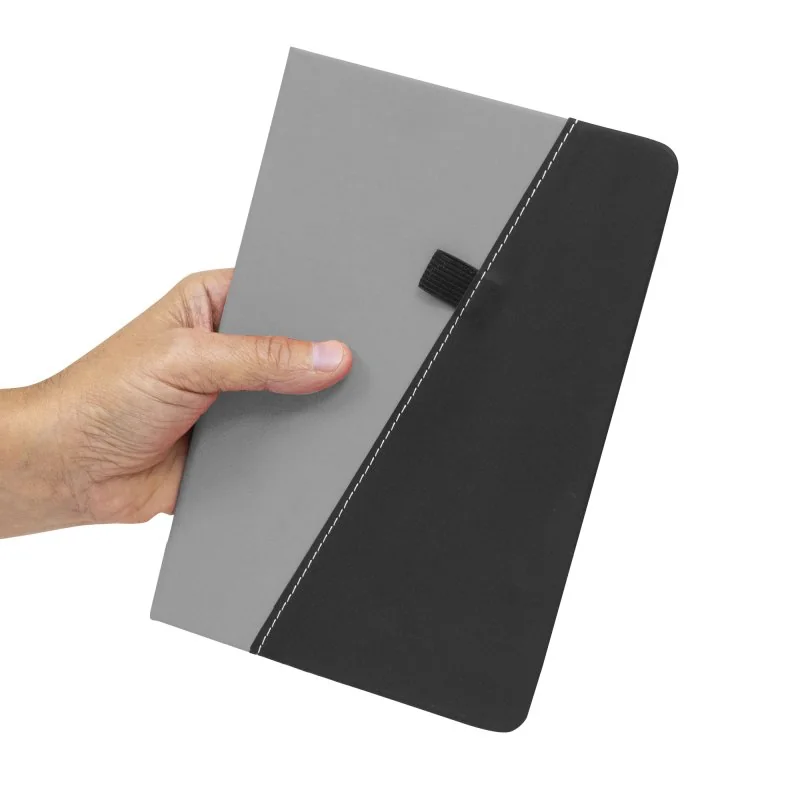 Libreta Trek Bicolor con Portalápices con logo personalizado - Regalos día del Padre | Exponor - Venta Mayorista de Libretas y C