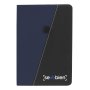 Libreta Trek Bicolor con Portalápices, Color Azul/Negro, vista 3 de 8