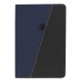Libreta Trek Bicolor con Portalápices, Color Azul/Negro