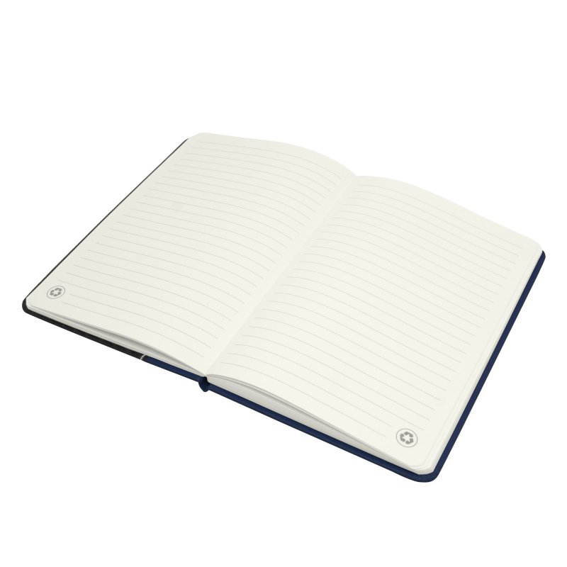 Libreta Trek Bicolor con Portalápices, Color Azul/Negro, vista 5 de 8