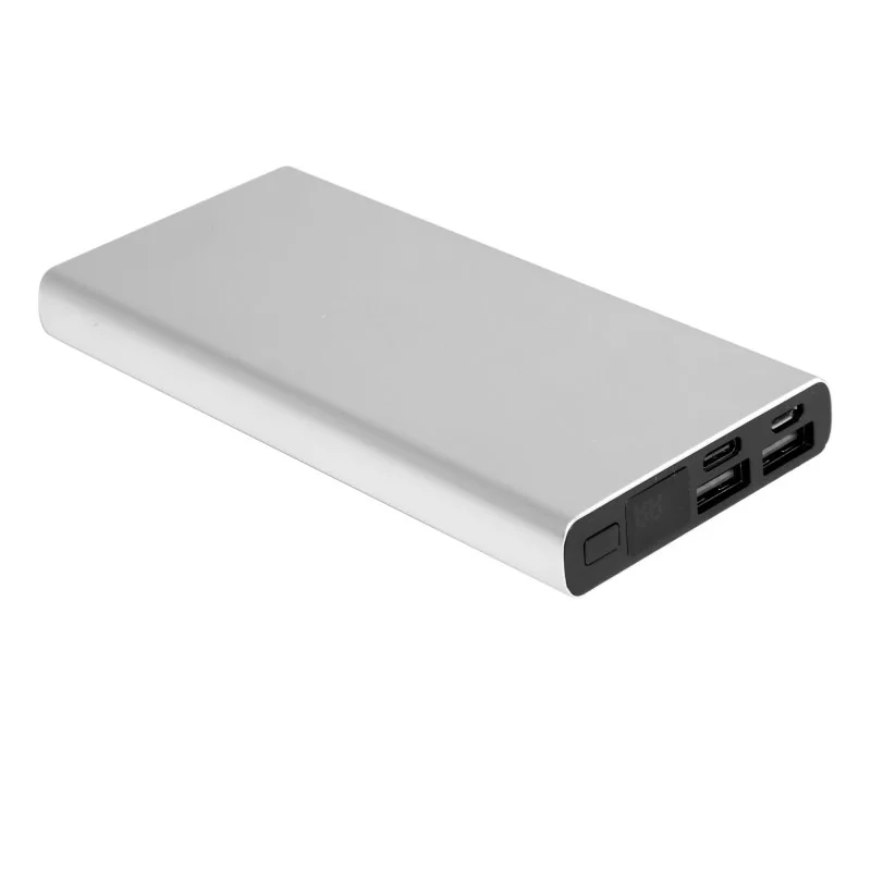 Power Bank Batel 10000mAh Aluminio con Logo |  Regalos Corporativos | Venta por Mayor | ChilePromo