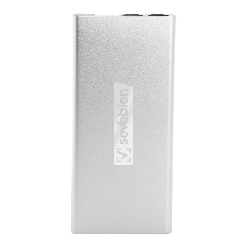 Power Bank Batel 10000mAh Aluminio con Logo |  Regalos Corporativos | Venta por Mayor | ChilePromo
