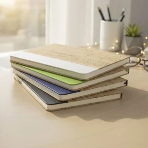 Libreta Marroquí Ecológica Corcho A5, Color Azul, vista 2 de 10