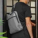 Bandolera Morris RPET Ecológica 5L, Color Gris Claro, vista 2 de 11