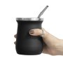 Set de Mate Mat&Enzo Acero Inoxidable 300ml, Color Negro, vista 6 de 9