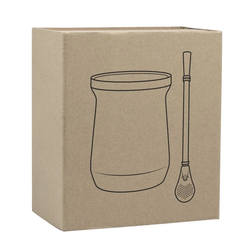 Set de Mate Enzo Acero Inoxidable 300ml, Color Negro, vista 8 de 9