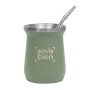 Set de Mate Enzo Acero Inoxidable 300ml, Color Verde, vista 4 de 9