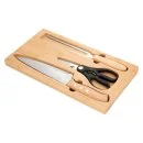 Set de Asado BBQ Bistec de Bambú con Logo |  Regalos Corporativos | Venta por Mayor | ChilePromo