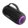 Parlante Bluetooth Turbo 10W con Luces LED y Correa de Silicona, Color Negro, vista 4 de 22