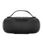 Parlante Bluetooth Turbo 10W con Luces LED y Correa de Silicona, Color Negro, vista 7 de 22