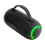 Parlante Bluetooth Turbo 10W con Luces LED y Correa de Silicona, Color Negro, vista 11 de 22