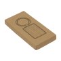 Llavero Kirec de Bambú y Metal en Caja Kraft, Color Madera, vista 10 de 10