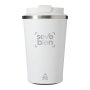 Mug Térmico Cappu 350ml de Acero Inoxidable Reciclado, Color Blanco, vista 3 de 9