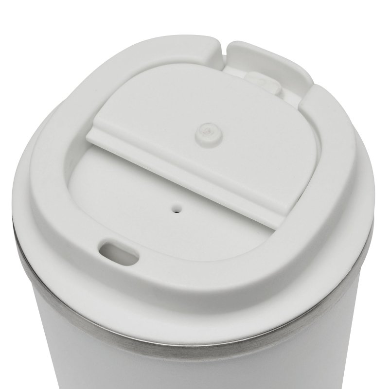 Mug Térmico Cappu 350ml de Acero Inoxidable Reciclado, Color Blanco, vista 5 de 9