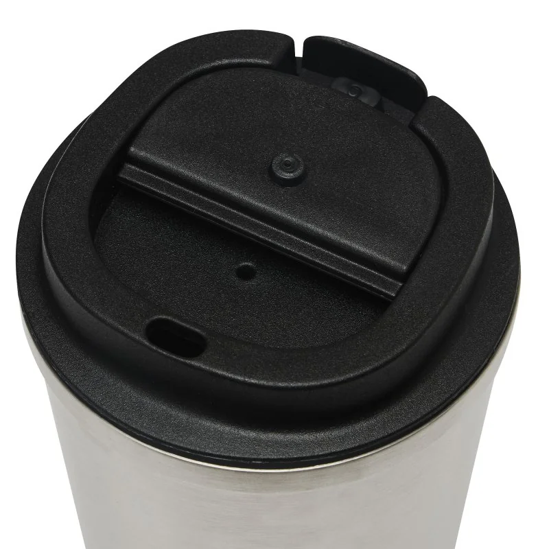 Mug Térmico Cappu 350ml de Acero Inoxidable Reciclado, Color Plata, vista 5 de 9