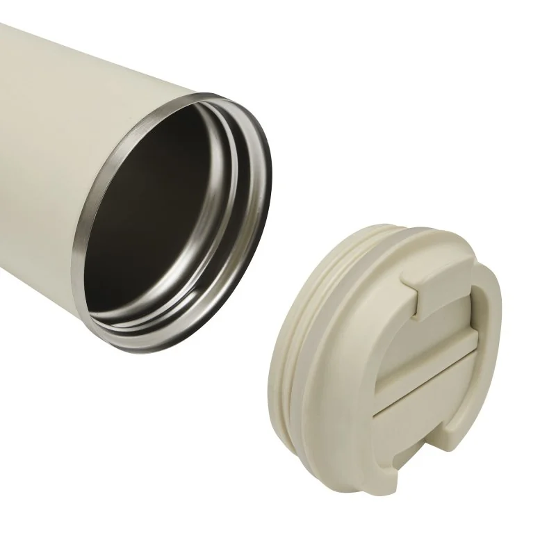 Mug Térmico Cappu 350ml de Acero Inoxidable Reciclado, Color Beige, vista 6 de 9