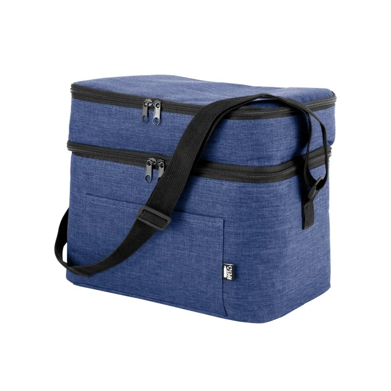 Cooler Costera Térmico 15L de Dos Pisos en Tela RPET, Color Royal Blue, vista 4 de 12