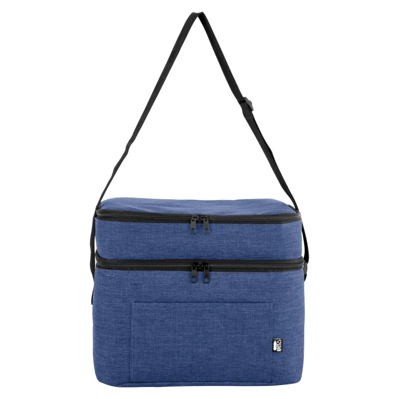 Cooler Costera Térmico 15L de Dos Pisos en Tela RPET, Color Royal Blue, vista 6 de 12