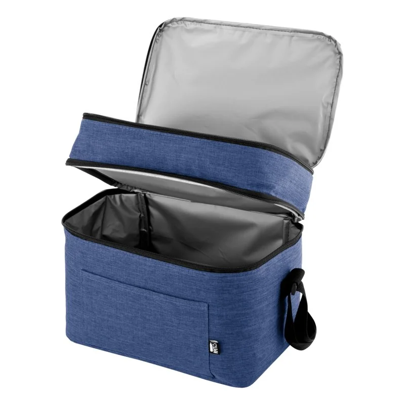 Cooler Costera Térmico 15L de Dos Pisos en Tela RPET, Color Royal Blue, vista 7 de 12