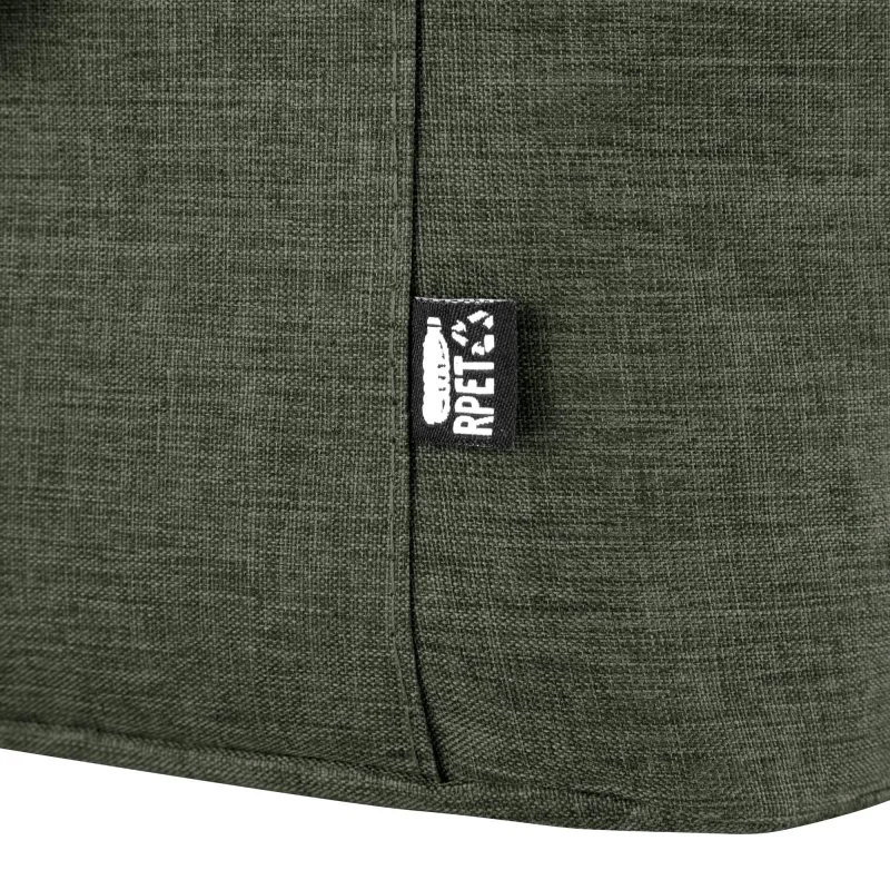 Cooler Costera Térmico 15L de Dos Pisos en Tela RPET, Color Verde Militar, vista 12 de 12