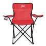 Silla Plegable Camp con Apoyabrazos y Posavasos, Color Rojo, vista 3 de 14