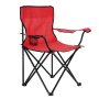 Silla Plegable Camp con Apoyabrazos y Posavasos, Color Rojo, vista 5 de 14