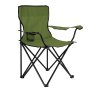 Silla Plegable Camp con Apoyabrazos y Posavasos, Color Verde Militar, vista 5 de 14