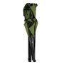 Silla Plegable Camp con Apoyabrazos y Posavasos, Color Verde Militar, vista 6 de 14