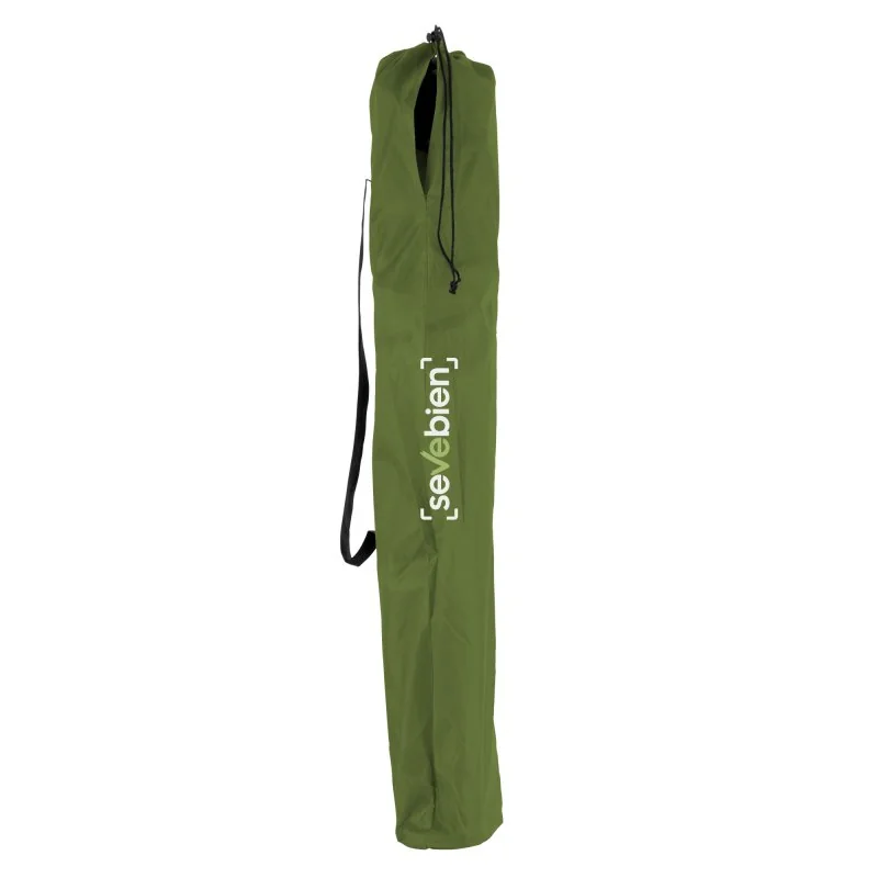 Silla Plegable Camp con Apoyabrazos y Posavasos, Color Verde Militar, vista 7 de 14