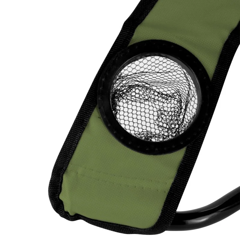 Silla Plegable Camp con Apoyabrazos y Posavasos, Color Verde Militar, vista 10 de 14