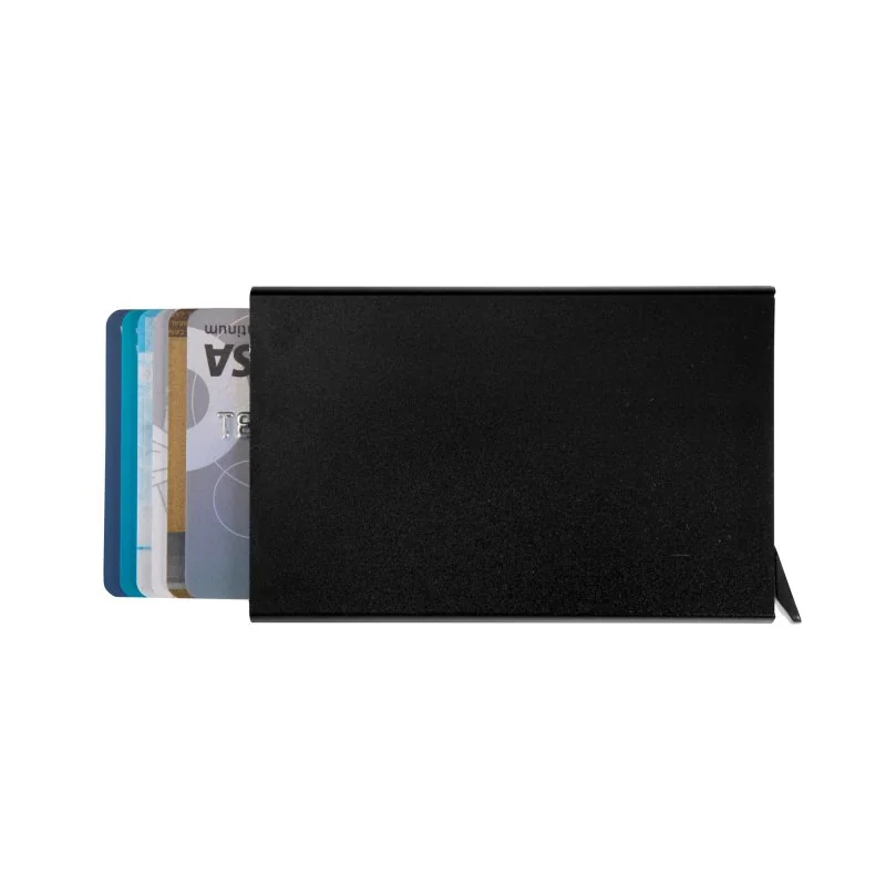 Tarjetero Automático Wizard con Protección RFID, Color Negro, vista 9 de 10