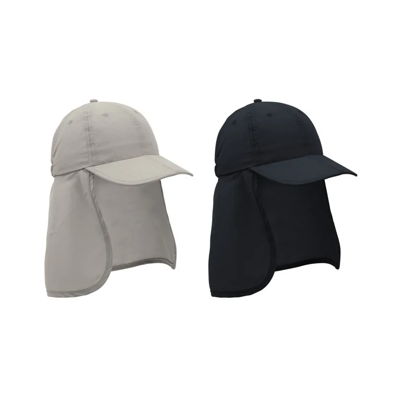 Gorra Cima 6 Paneles con Cubre Cuello, Color Gris, vista 14 de 14