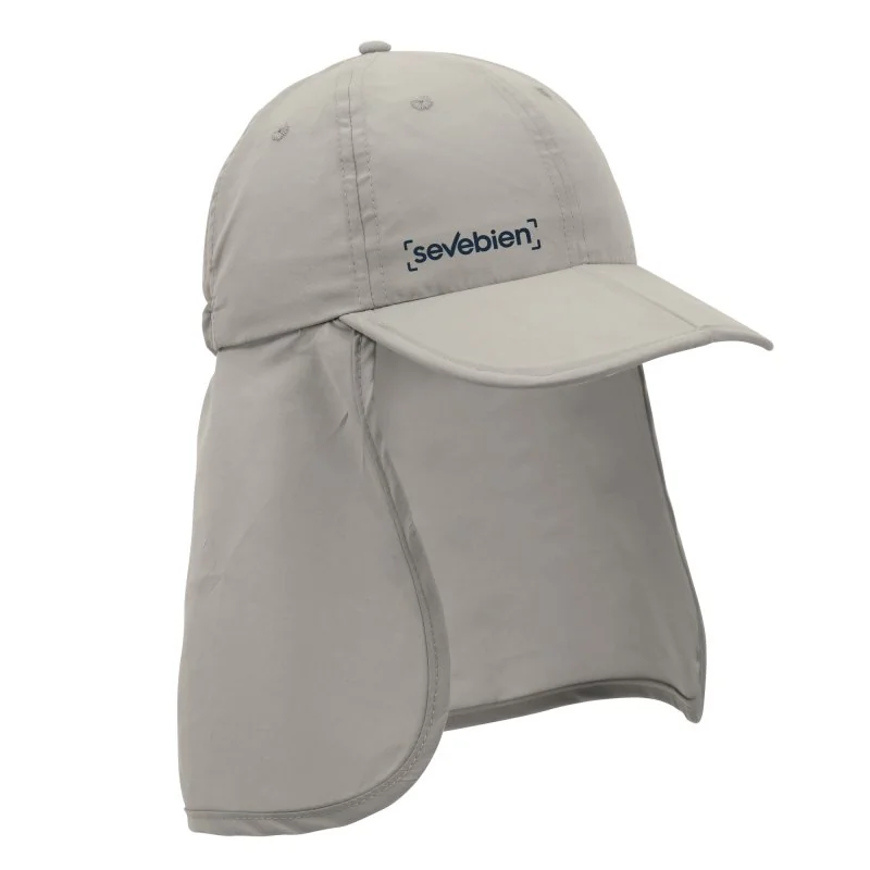 Gorra Cima 6 Paneles con Cubre Cuello, Color Gris, vista 5 de 14