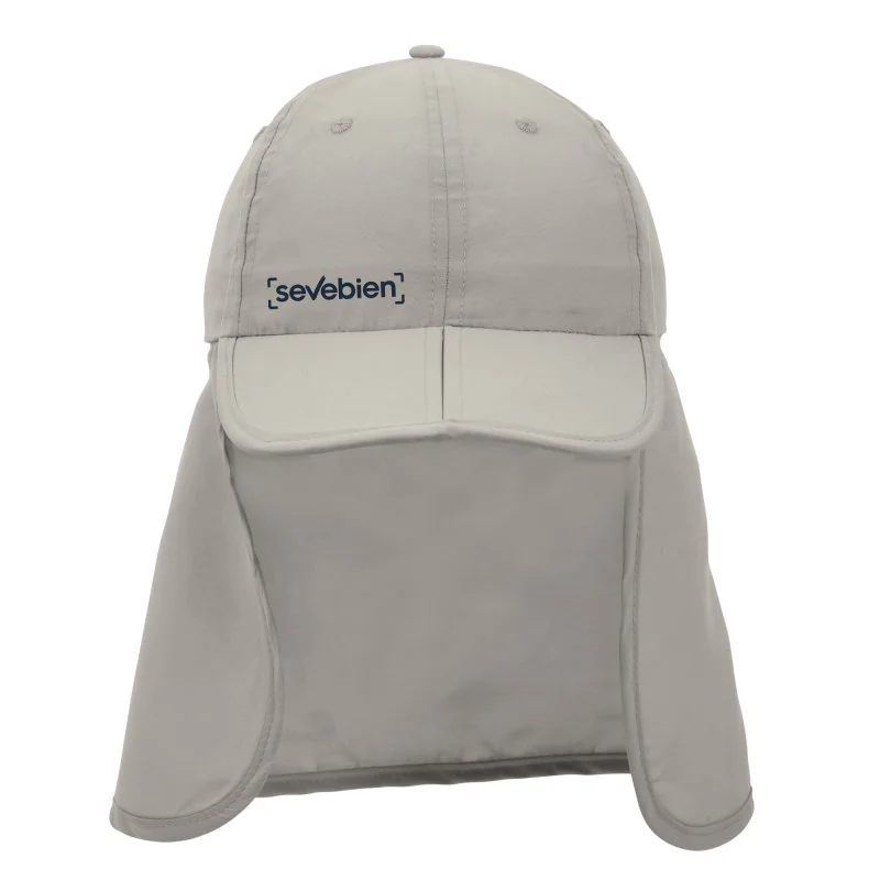 Gorra Cima 6 Paneles con Cubre Cuello, Color Gris, vista 6 de 14