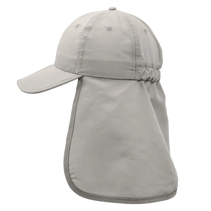 Gorra Cima 6 Paneles con Cubre Cuello, Color Gris, vista 8 de 14
