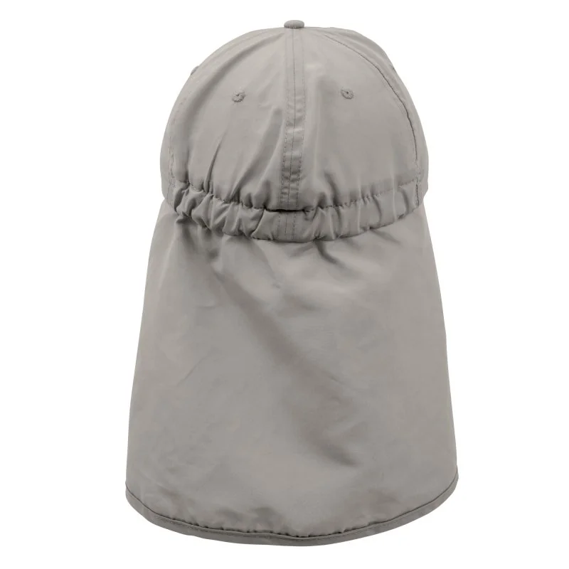 Gorra Cima 6 Paneles con Cubre Cuello, Color Gris, vista 9 de 14