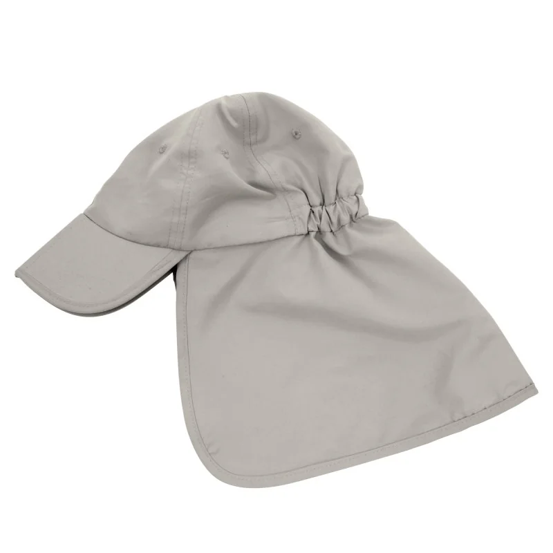 Gorra Cima 6 Paneles con Cubre Cuello, Color Gris, vista 10 de 14