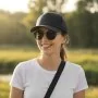 Gorra Trac 5 Paneles con Malla y Broche Ajustable, Color Negro, vista 3 de 12