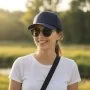Gorra Trac 5 Paneles con Malla y Broche Ajustable, Color Azul, vista 3 de 12