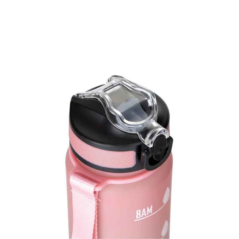 Botella Deportiva Motivacional Graf 1L, Color Rosa/Verde, vista 10 de 16