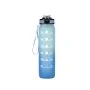 Botella Deportiva Motivacional Graf 1L, Color Royal/Celeste
