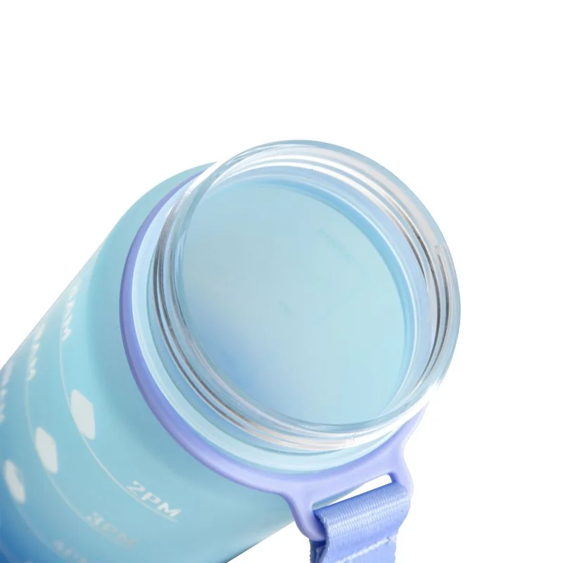 Botella Deportiva Motivacional Graf 1L, Color Royal/Celeste, vista 9 de 15
