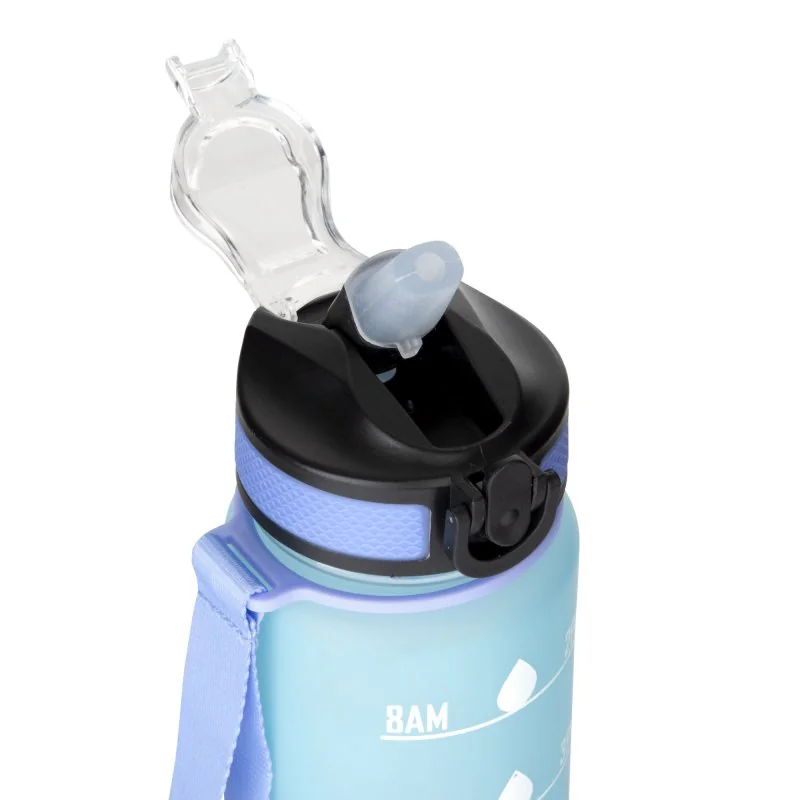 Botella Deportiva Motivacional Graf 1L, Color Royal/Celeste, vista 11 de 15