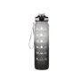 Botella Deportiva Motivacional Graf 1L, Color Negro/Blanco
