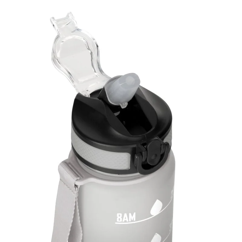 Botella Deportiva Motivacional Graf 1L, Color Negro/Blanco, vista 11 de 15