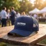 Gorra Trac 5 Paneles con Malla y Broche Ajustable, Color Azul, vista 2 de 12