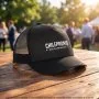 Gorra Trac 5 Paneles con Malla y Broche Ajustable, Color Negro, vista 2 de 12