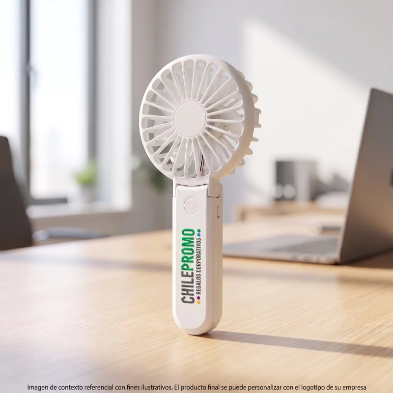 Ventilador de Bolsillo Plegable Fantastic con USB-C, Color Blanco, vista 2 de 10