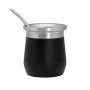Set de Mate Térmico Acero Folk 300ml, Color Negro, vista 4 de 10
