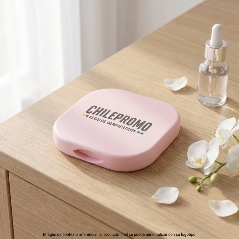 Espejo Plegable ABS Doble Aumento, Color Rosa, vista 3 de 11